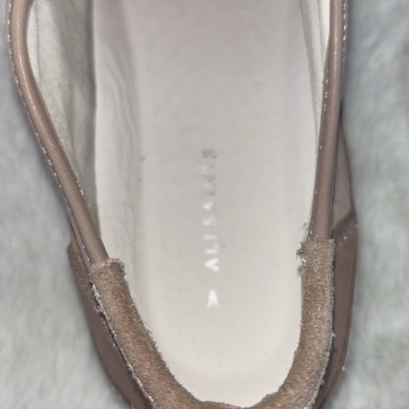 NWOT ALLSAINTS Women Milla Platform Sneaker Leather Suede Dusky Pink Sz 8 /EU 41 - Picture 9 of 10